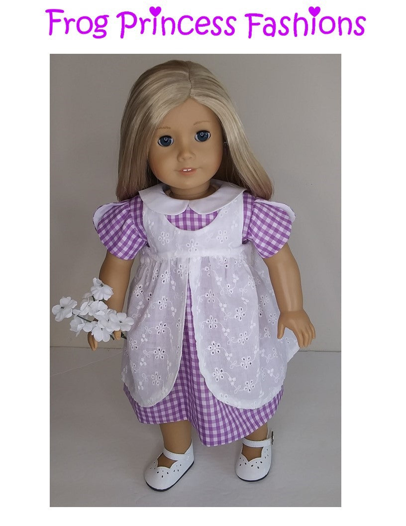 Frog Princess Fashions 18 Inch Historical Easter Finery 18" Doll Clothes Pattern Pixie Faire