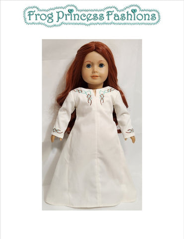 Nordic Inspired 18" Doll Machine Embroidery Design Set for the Salbjorg Dress