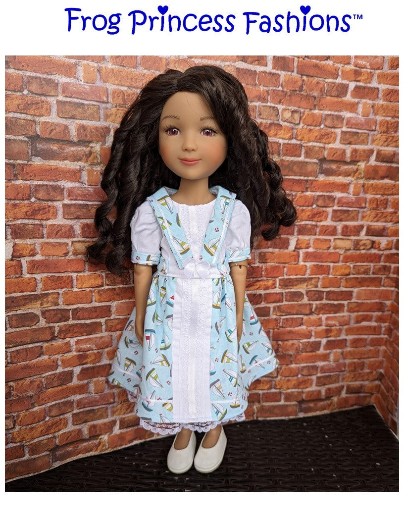 Frog Princess Fashions Ruby Red Fashion Friends The Saylor Dress Doll Clothes Pattern For 15" Ruby Red Fashion Friends™ Pixie Faire
