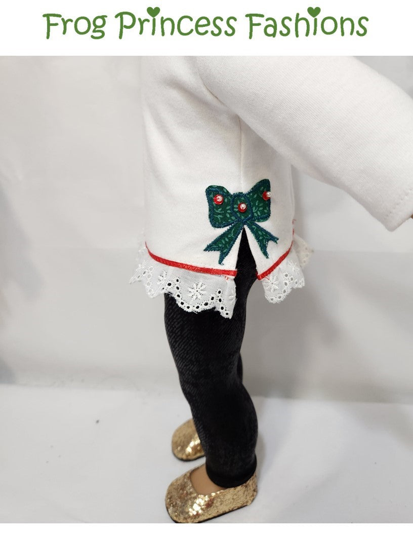 Frog Princess Fashions 18 Inch Modern Side Bow Tunic 18" Doll Clothes Pattern Pixie Faire