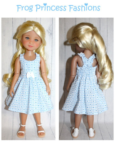 Frog Princess Fashions Ruby Red Fashion Friends Summertime Blues Sundress Doll Clothes Pattern for 15" Ruby Red Fashion Friends Pixie Faire
