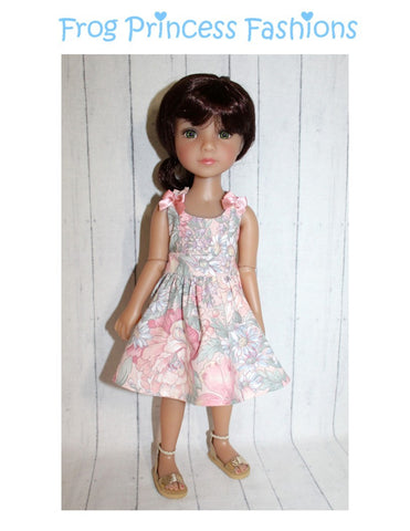 Frog Princess Fashions Ruby Red Fashion Friends Summertime Blues Sundress Doll Clothes Pattern for 15" Ruby Red Fashion Friends Pixie Faire