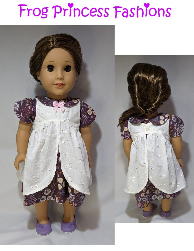 Frog Princess Fashions 18 Inch Historical Easter Finery 18" Doll Clothes Pattern Pixie Faire