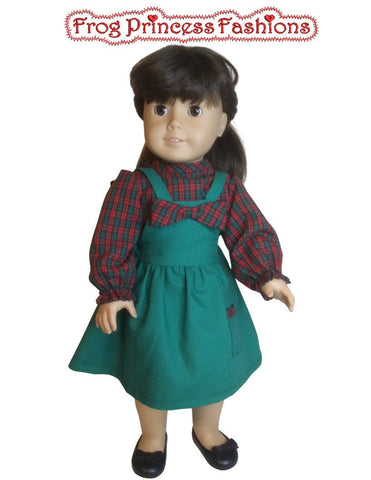 Frog Princess Fashions 18 Inch Modern Bells and Bows Jumper and Blouse Set 18" Doll Clothes Pattern Pixie Faire