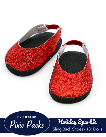 Pixie Faire Pixie Packs Pixie Packs Holiday Sparkle Sling Back Shoe Kit SHAPE 1 Pixie Faire