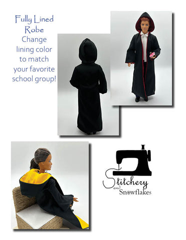 Stitchery By Snowflake Barbie Sorcery School Uniform Doll Clothes Pattern for 11 1/2" Fashion Dolls Pixie Faire