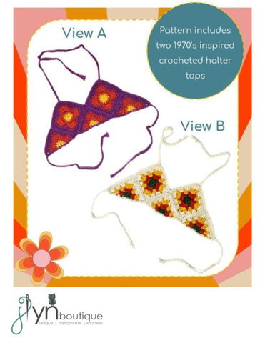 J Lyn Boutique Crochet Sunshine 'n Daisies Bundle 18" Doll Clothes Sewing and Crochet Patterns Pixie Faire
