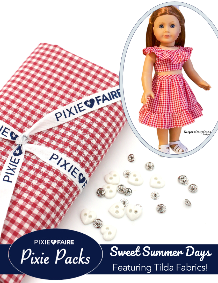 Pixie Faire Pixie Packs Pixie Packs Sweet Summer Days Kit Red Gingham Pixie Faire