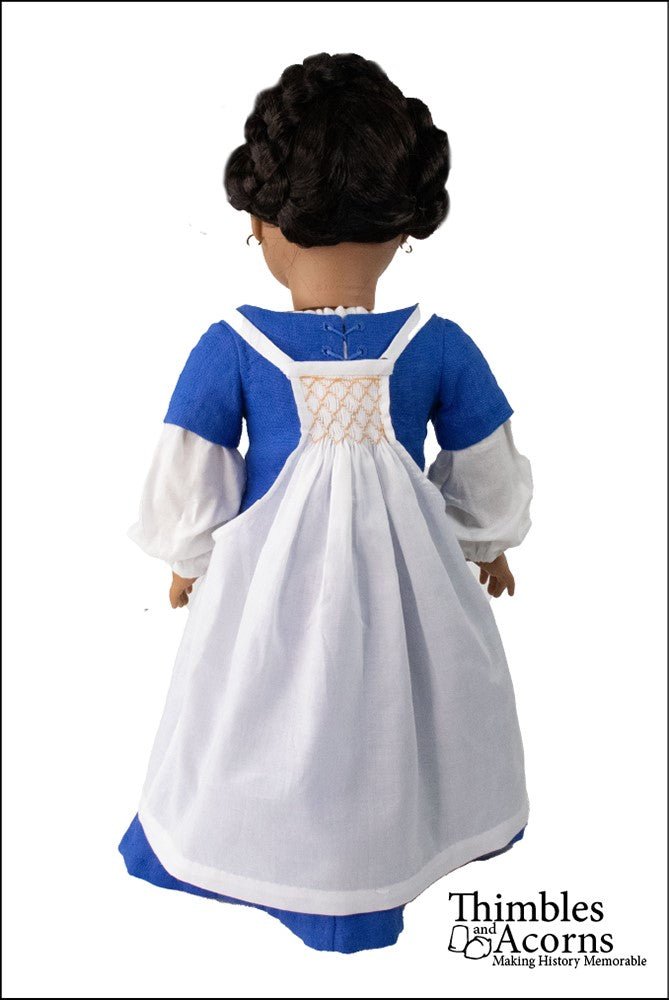 Thimbles and Acorns 18 Inch Historical Medieval Aprons 18" Doll Clothes Pattern Pixie Faire