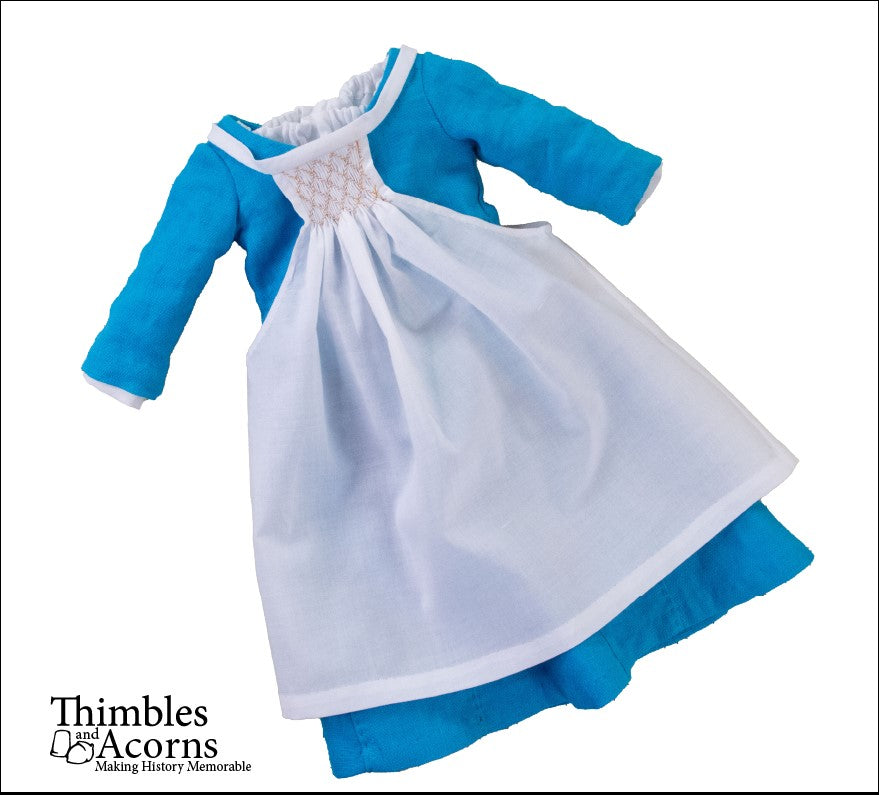 Thimbles and Acorns 18 Inch Historical Medieval Aprons 18" Doll Clothes Pattern Pixie Faire