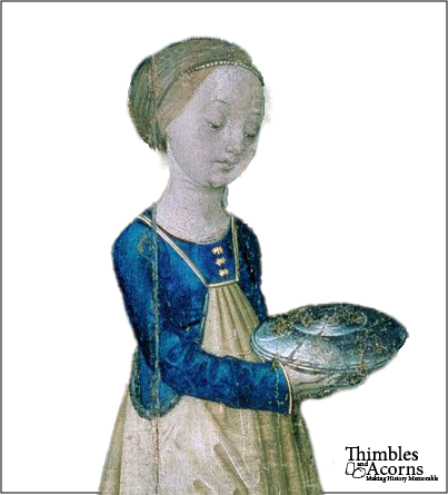 Thimbles and Acorns 18 Inch Historical Medieval Aprons 18" Doll Clothes Pattern Pixie Faire