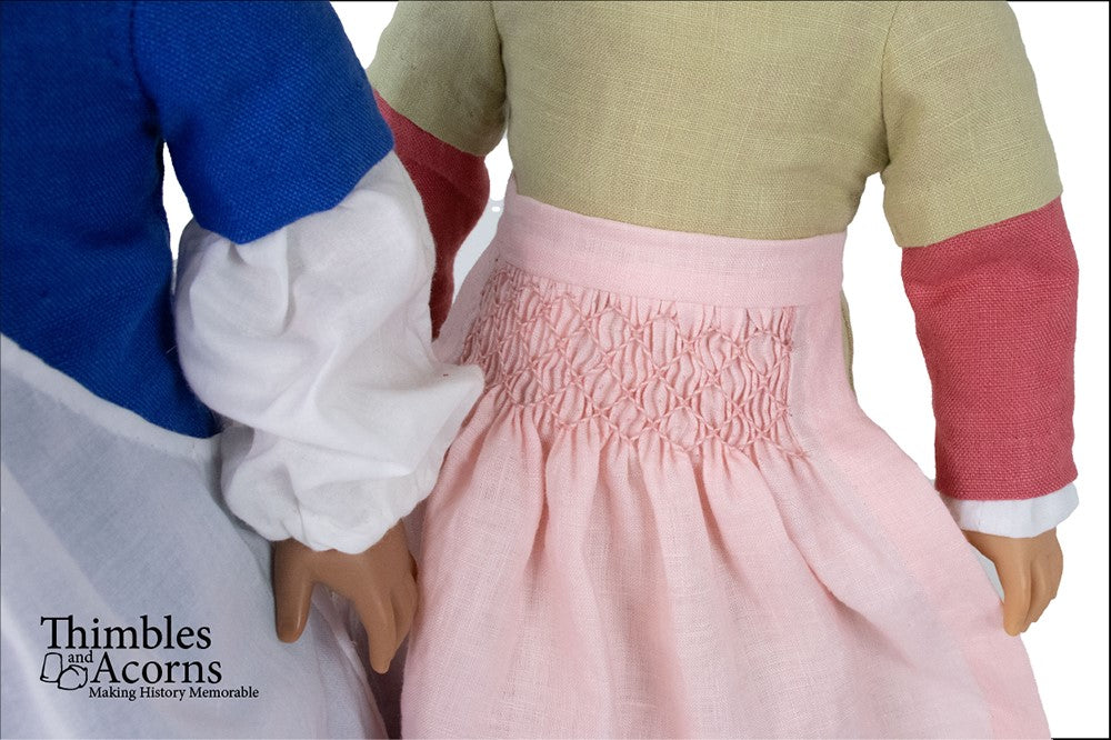 Thimbles and Acorns 18 Inch Historical Medieval Aprons 18" Doll Clothes Pattern Pixie Faire