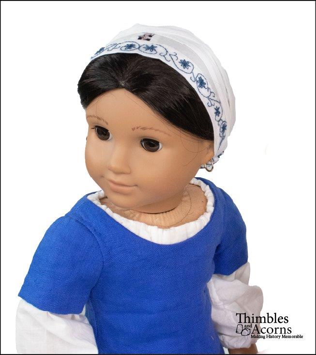 Thimbles and Acorns 18 Inch Historical Saint Birgitta's Cap Doll Clothes Pattern For 18" Dolls Pixie Faire