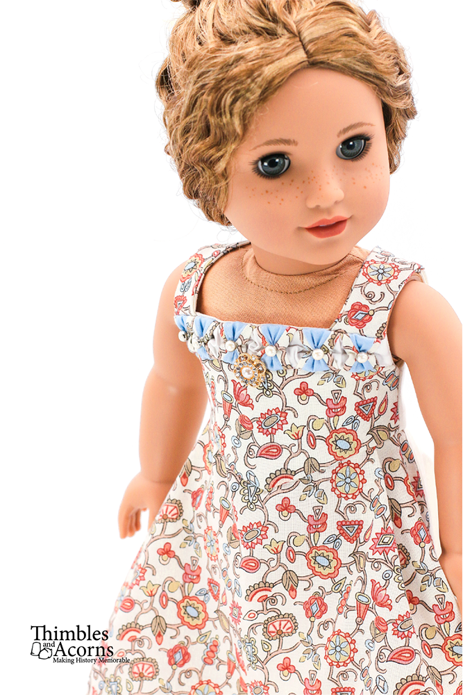 Thimbles and Acorns 18 Inch Historical Once Upon A Time Gown 18" Doll Clothes Pixie Faire