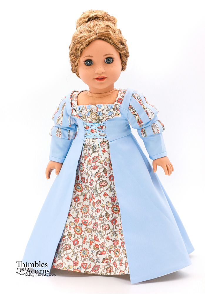 Thimbles and Acorns 18 Inch Historical Once Upon A Time Gown 18" Doll Clothes Pixie Faire