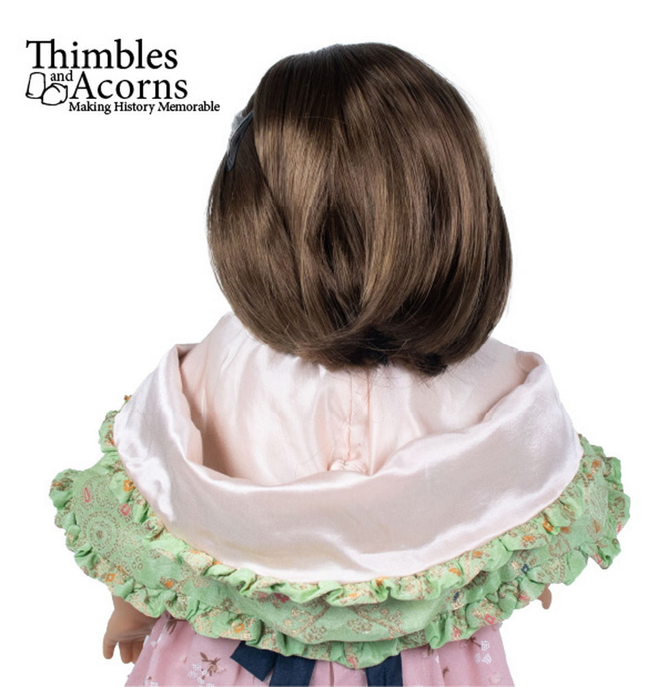Thimbles and Acorns 18 Inch Historical Fan-Fold Hooded Mantle 18" Doll Clothes Pattern Pixie Faire