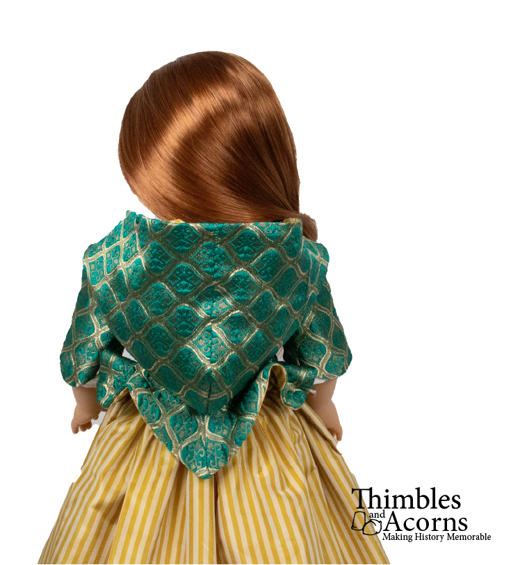 Thimbles and Acorns 18 Inch Historical 1770 18th Century Hoodie 18" Doll Clothes Pattern Pixie Faire