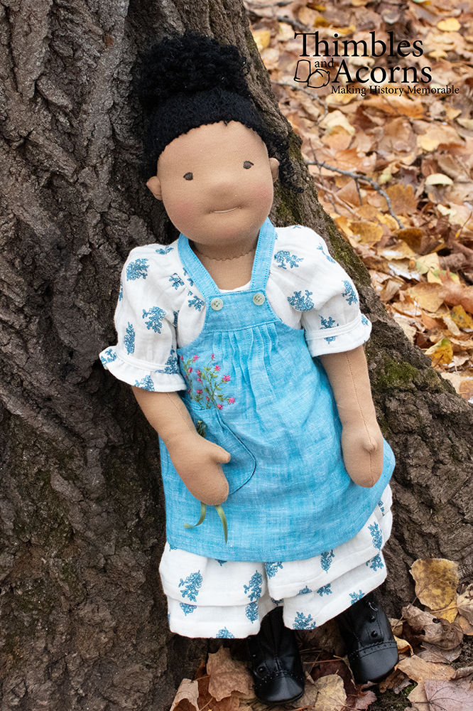 Thimbles and Acorns Cloth doll Ragamuffin Doll 18" Waldorf Style Cloth Doll Pattern Pixie Faire