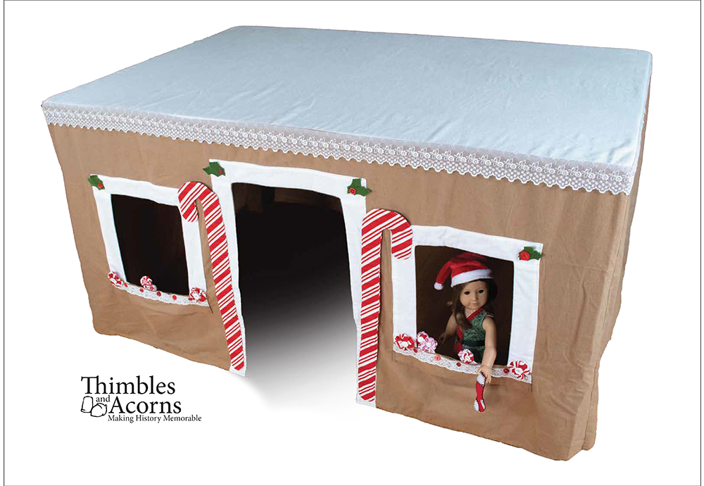 Thimbles and Acorns 18 Inch Modern Table Play House Pattern For Kids and 18" Dolls Pixie Faire