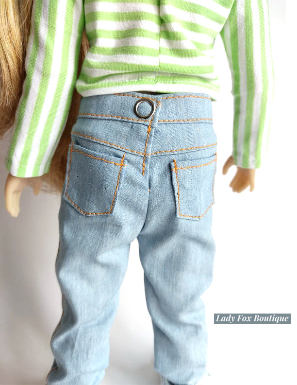 Lady Fox Boutique Ruby Red Fashion Friends Tanya Jeans Doll Clothes Pattern For 15" Ruby Red Fashion Friends™ Pixie Faire