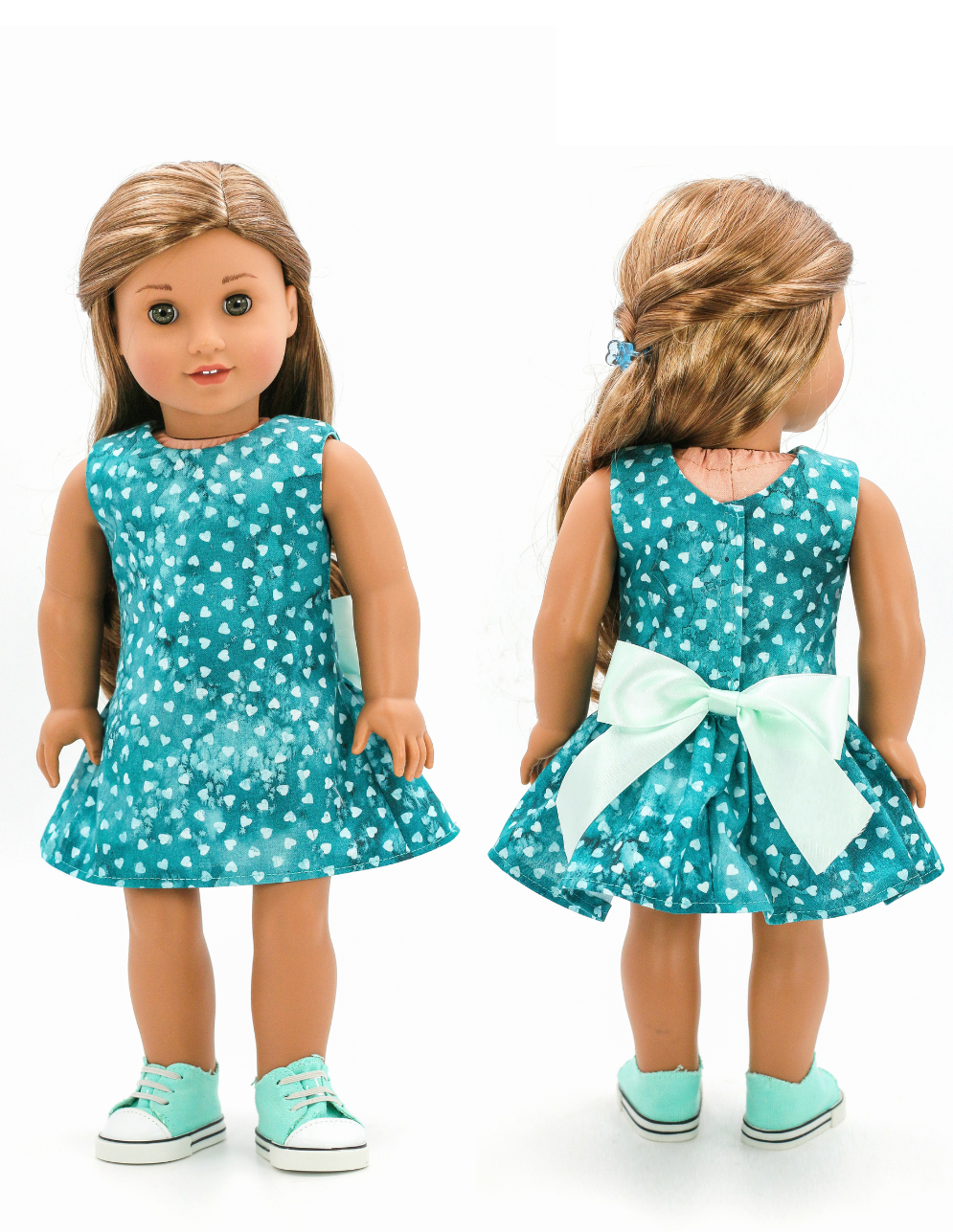 Pixie Faire Pixie Packs Pixie Packs Polka Dot Party Dress Fleur The Love Teal Pixie Faire