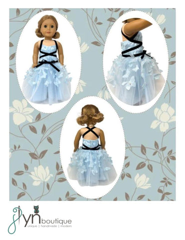 My Sunshine Dolls 18 Inch Historical The Grace Dress 18" Doll Clothes Pattern Pixie Faire