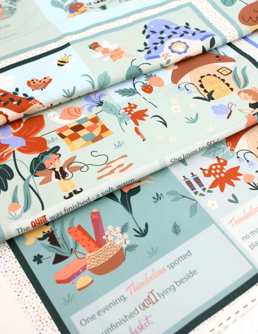 Pixie Faire Pixie Packs Pixie Packs Storybook Kit Thimbelina and the Sewing Fairies Pixie Faire