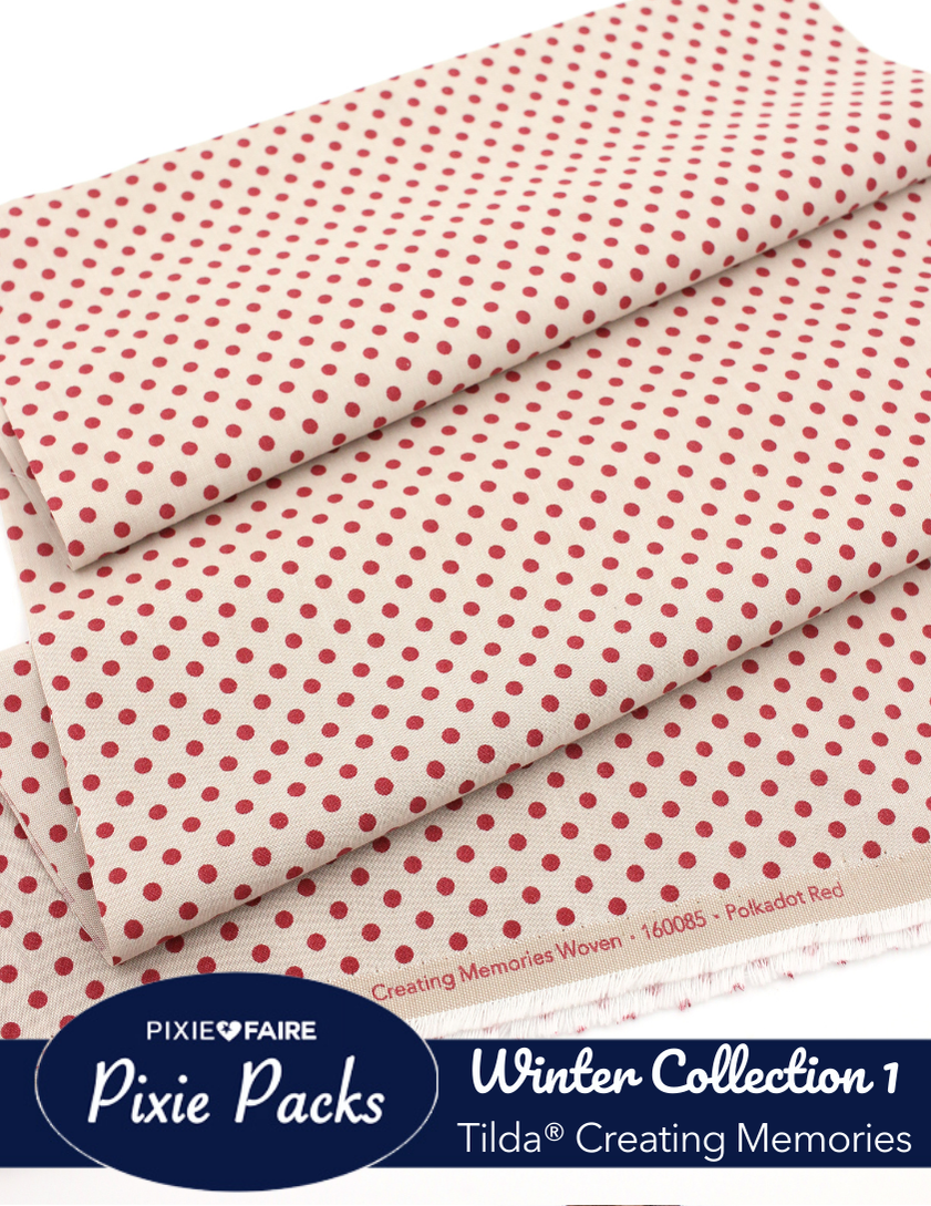 Pixie Faire Pixie Packs Pixie Packs Tilda Fabrics Creating Memories Winter Collection 1 Pixie Faire