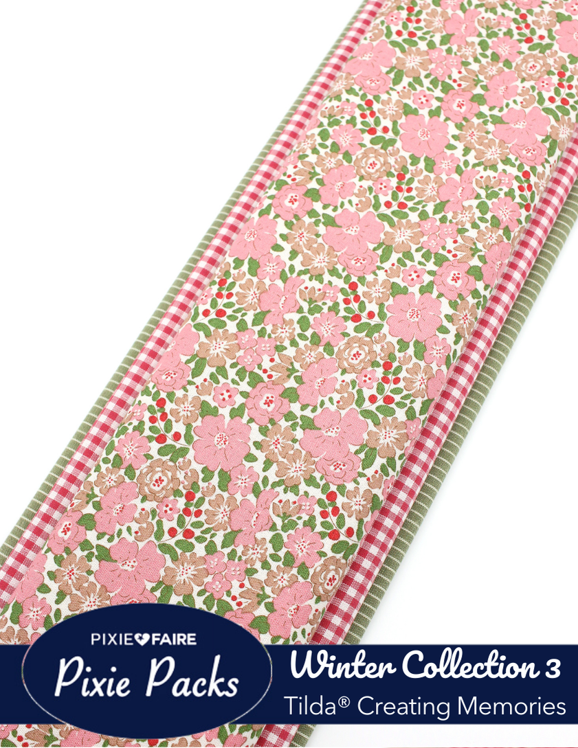 Pixie Faire Pixie Packs Pixie Packs Tilda Fabrics Creating Memories Winter Collection 3 Pixie Faire