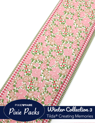 Pixie Faire Pixie Packs Pixie Packs Tilda Fabrics Creating Memories Winter Collection 3 Pixie Faire