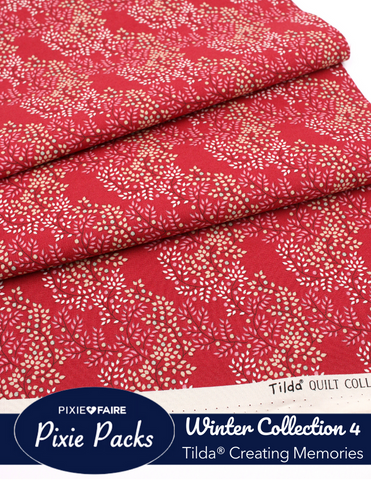 Pixie Faire Pixie Packs Pixie Packs Tilda Fabrics Creating Memories Winter Collection 4 Pixie Faire