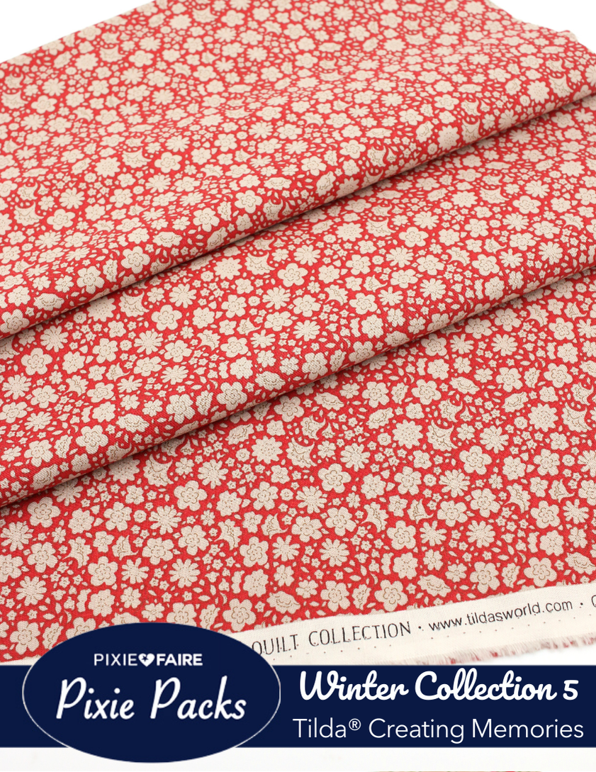 Pixie Faire Pixie Packs Pixie Packs Tilda Fabrics Creating Memories Winter Collection 5 Pixie Faire