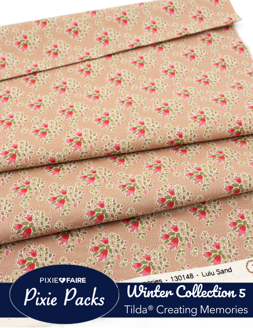 Pixie Faire Pixie Packs Pixie Packs Tilda Fabrics Creating Memories Winter Collection 5 Pixie Faire