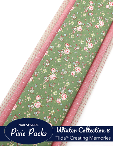 Pixie Faire Pixie Packs Pixie Packs Tilda Fabrics Creating Memories Winter Collection 6 Pixie Faire