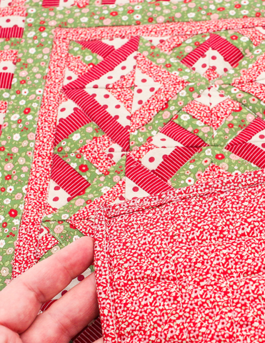 Pixie Faire Pixie Packs Pixie Packs "Winter Blossom" Tilda Fabrics Mini Quilt Kit - Tropical Illusion Pixie Faire