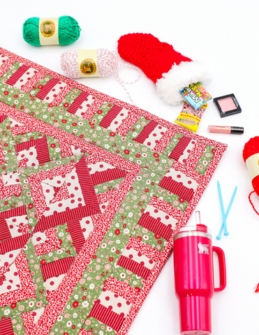 Pixie Faire Pixie Packs Pixie Packs "Winter Blossom" Tilda Fabrics Mini Quilt Kit - Tropical Illusion Pixie Faire