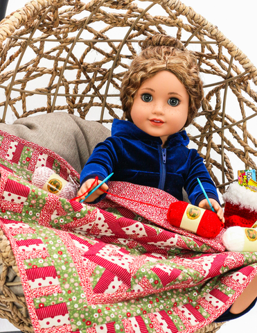 Pixie Faire Pixie Packs Pixie Packs "Winter Blossom" Tilda Fabrics Mini Quilt Kit - Tropical Illusion Pixie Faire