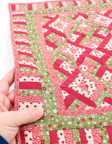 Pixie Faire Pixie Packs Pixie Packs "Winter Blossom" Tilda Fabrics Mini Quilt Kit - Tropical Illusion Pixie Faire