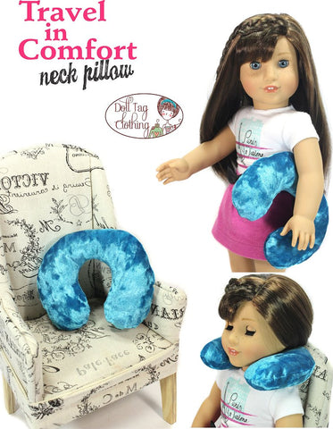 Doll Tag Clothing 18 Inch Modern Travel in Comfort 18" Doll Accessories Pattern Pixie Faire