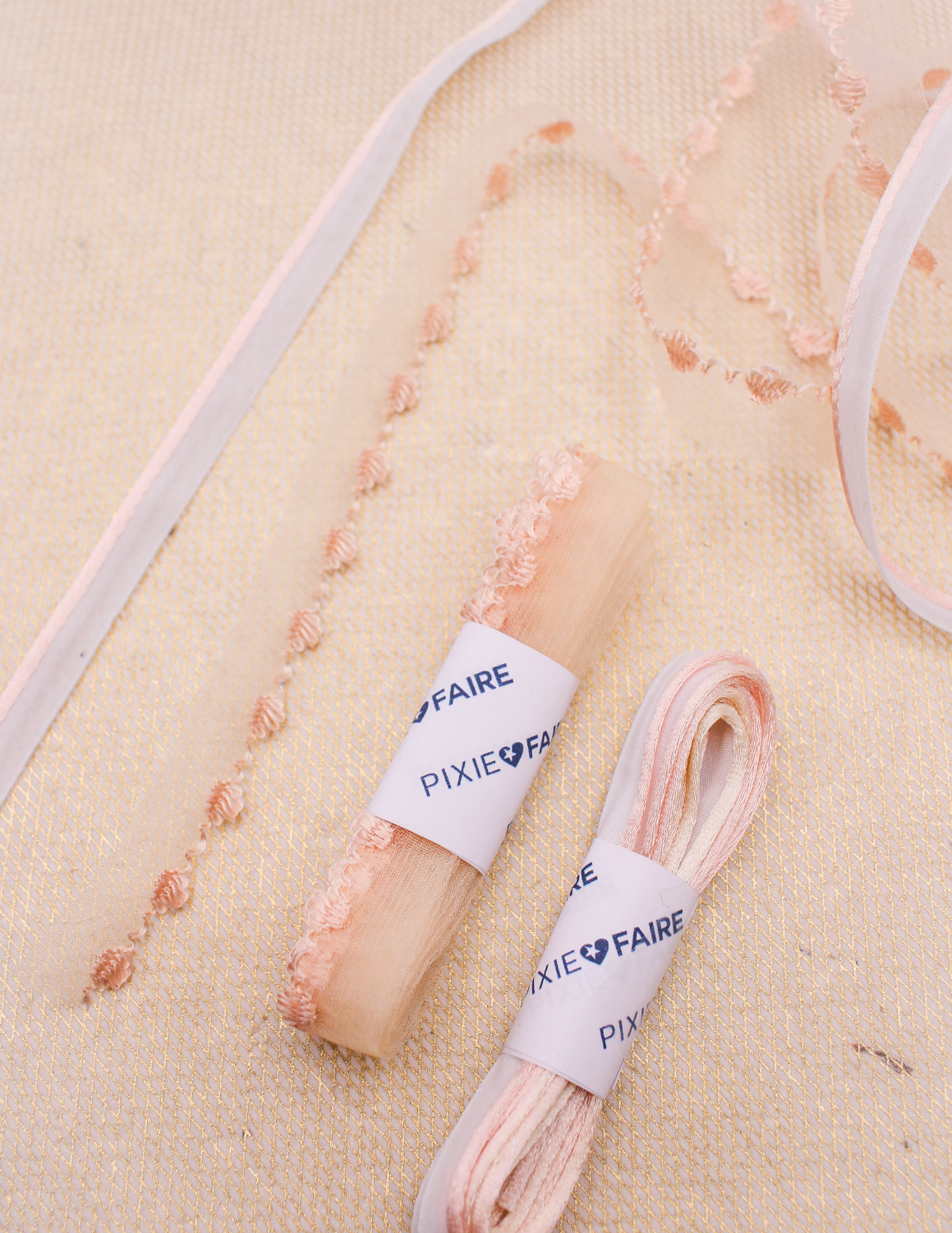 Pixie Faire Pixie Packs Pixie Packs Vintage French Trims - Blush Pixie Faire