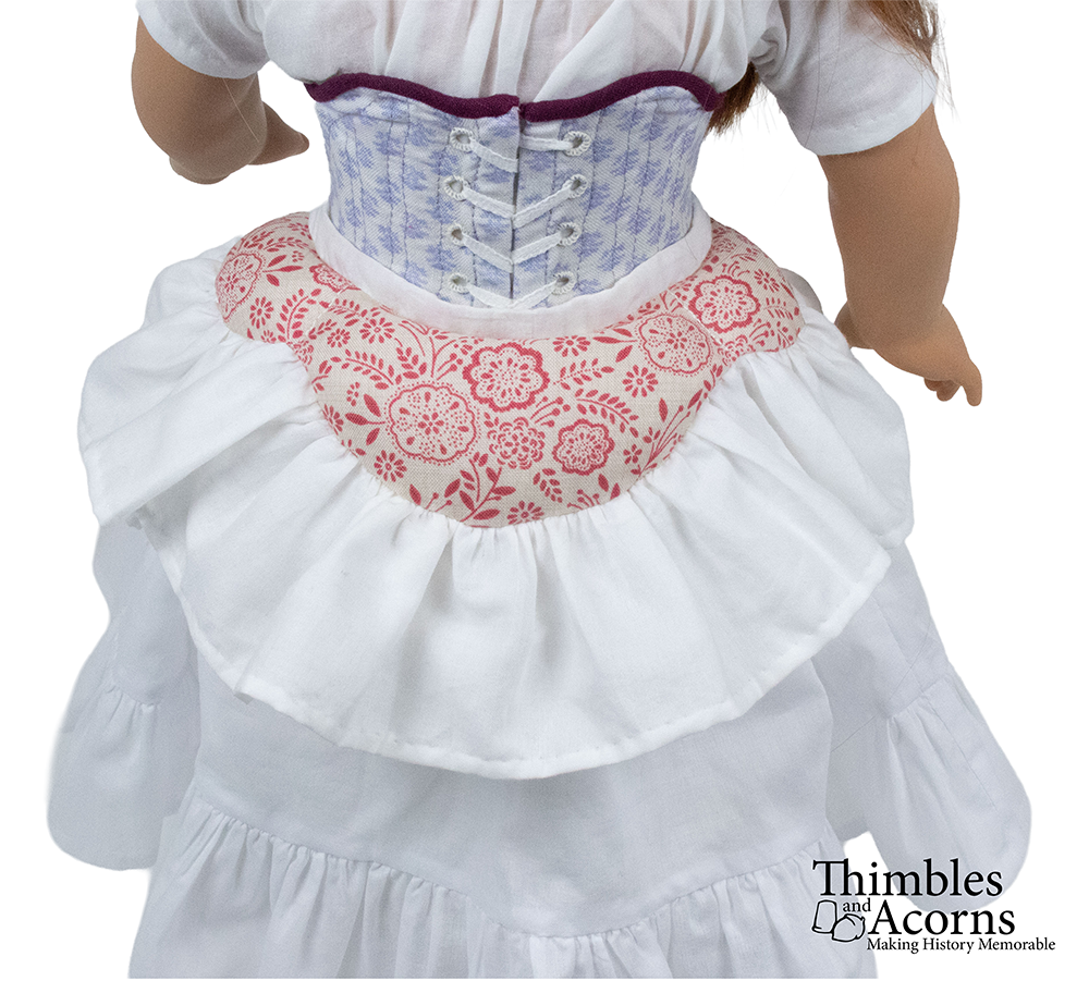 Thimbles and Acorns 18 Inch Historical 1776 Riding Habit Underpinnings 18" Dolls Clothes Pattern Pixie Faire