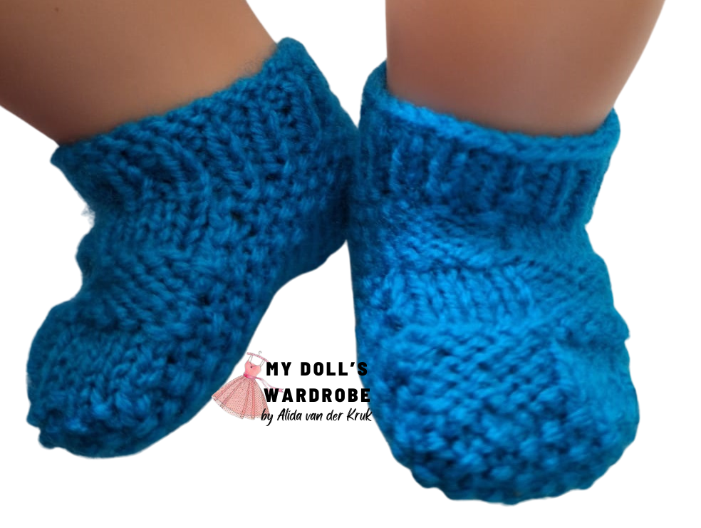 My Doll's Wardrobe Knitting Summer Romper 15-16" Baby Doll Clothes Knitting Pattern Pixie Faire