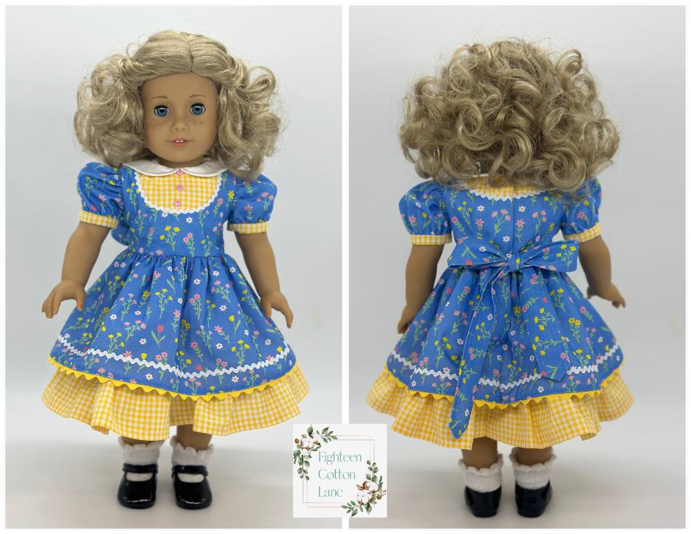 Eighteen Cotton Lane 18 Inch Historical Let's Make Gingerbread! 18" Doll Clothes Pattern Pixie Faire
