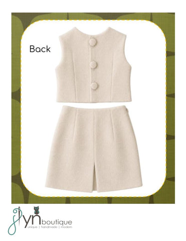 Vintage Skirt Suit 18" Doll Clothes Pattern