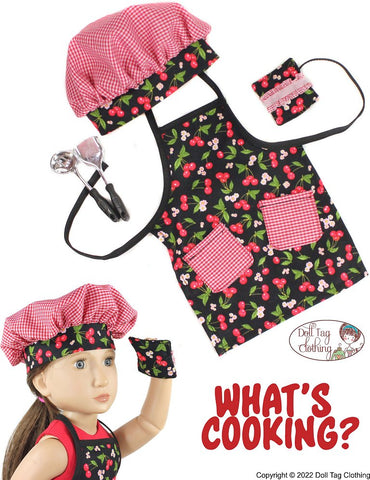 Doll Tag Clothing A Girl For All Time What's Cooking? 16" A Girl For All Time® Doll Clothes Pattern Pixie Faire