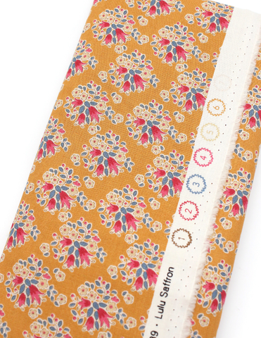 Pixie Faire Pixie Packs Fabric 1 Yard Pre-Cut - Tilda® Lulu Saffron Pixie Faire