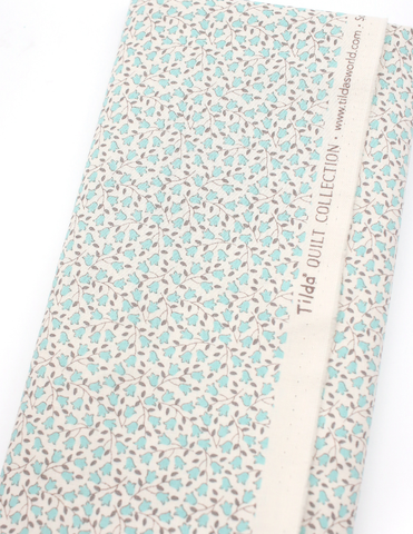 Pixie Faire Pixie Packs Fabric 1 Yard Pre-Cut - Tilda® Classics Sophie Aqua Pixie Faire