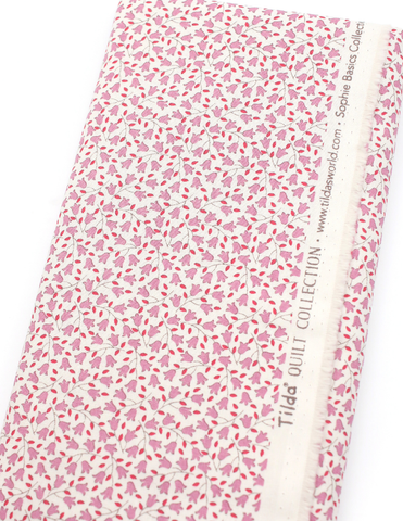Pixie Faire Pixie Packs Fabric 1 Yard Pre-Cut - Tilda® Classics Sophie Pink Pixie Faire