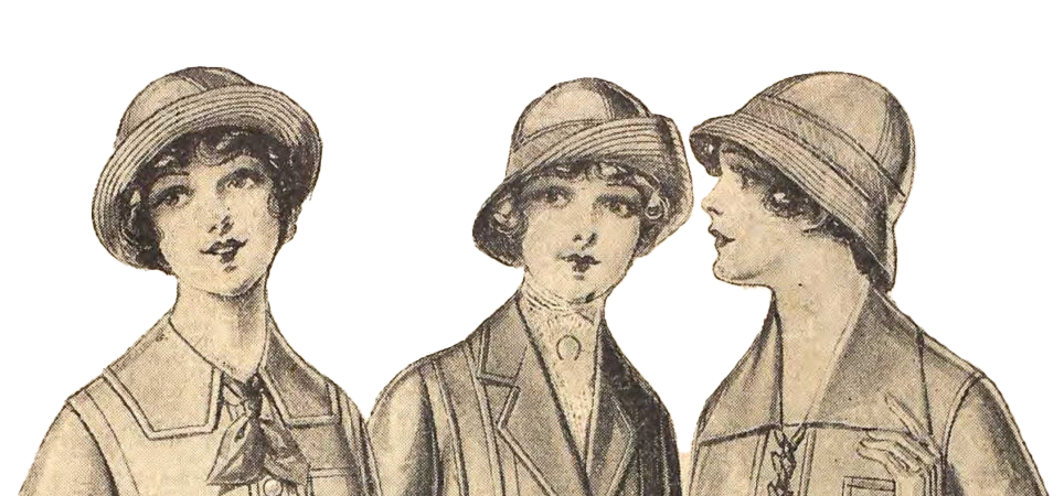 Thimbles and Acorns 18 Inch Historical Edwardian Bicycle Hat 18" Doll Clothes Pattern Pixie Faire