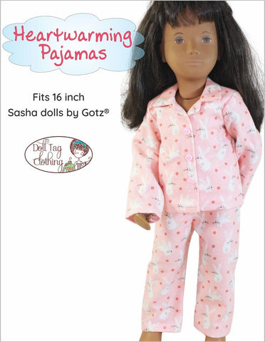 Doll Tag Clothing A Girl For All Time Heartwarming Pajamas Pattern for A Girl For All Time Dolls Pixie Faire